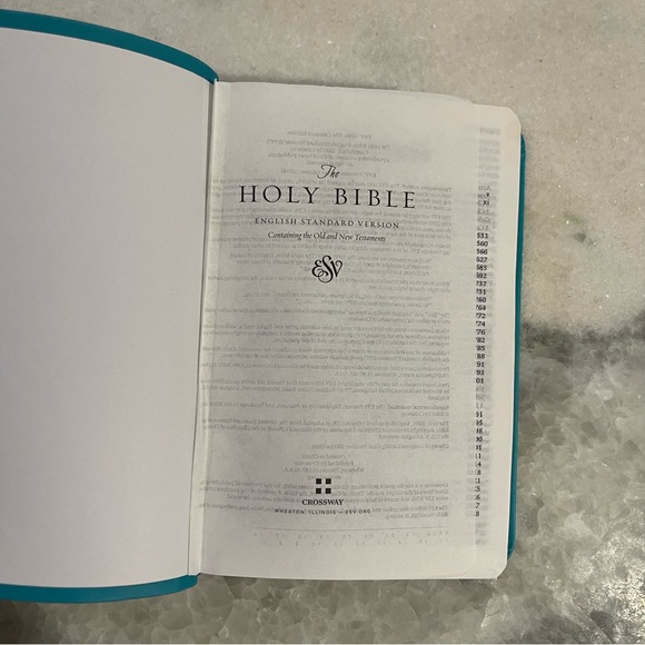 Crossway ESV Holy Bible Compact Edition 2001 Teal - Picture 4 of 8